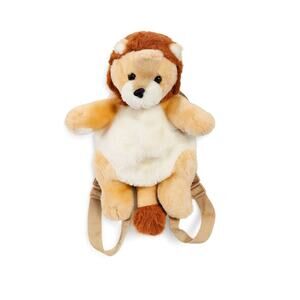 Vintage 90’s Gurilla Biscuit Lion Backpack Plush Bag 16 inches